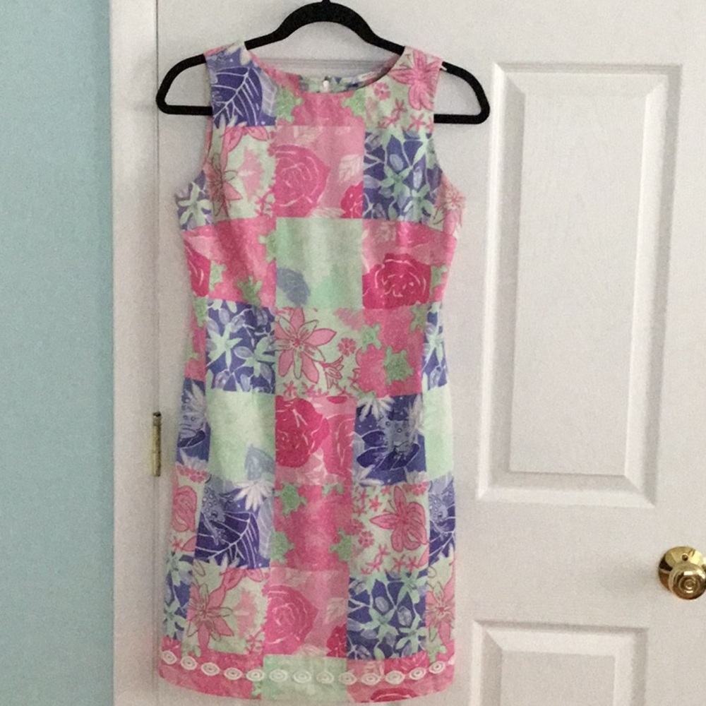 Lilly Pulitzer Multi Colored Summer Dress Size 4